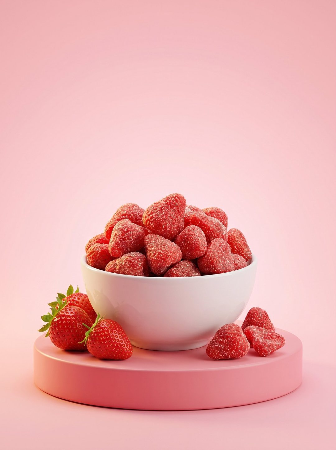 Сушёная клубника для гранолы